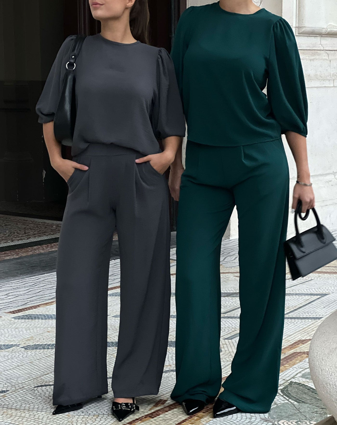 JULIE PANTALON GROEN